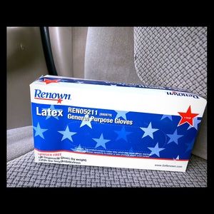 Latex gloves 3 boxes size medium